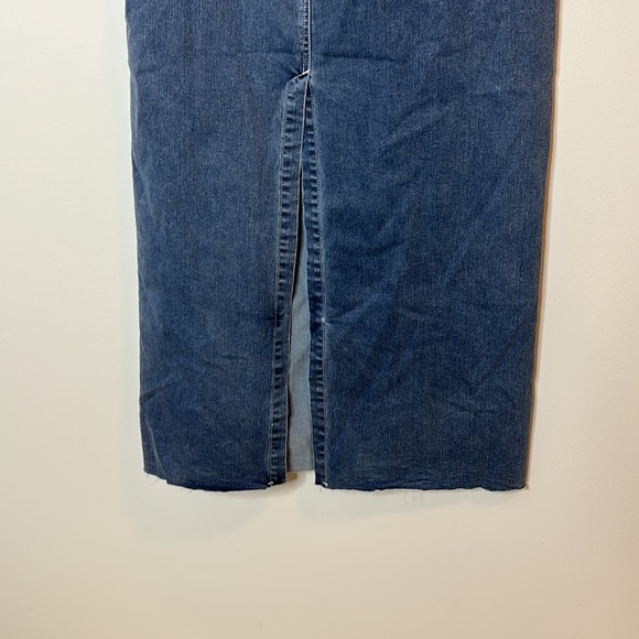 Princess Polly Lune Denim Maxi Skirt Size 6 - Picture 7 of 8